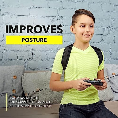 Leramed [New 2023] Posture Corrector for Men and Women - Adjustable Upper Back Brace for Clavicle Support and Providing Pain Relief from Neck, Back and Shoulder