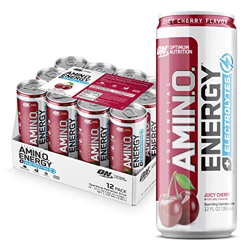 Optimum Nutrition Amino Energy Drink Plus Electrolytes for Hydration, Caffeine for Pre-Workout Energy, Amino Acids/BCAAs for Post-Workout Recovery