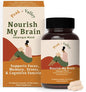 Nootropic Brain Support Supplement for Memory & Focus with Lion's Mane Mushroom & Ashwagandha - 1450 mg, 90 Ct Adaptogen Capsules for Adults & Seniors - Cognitive, Brain Fog, & Energy Formula