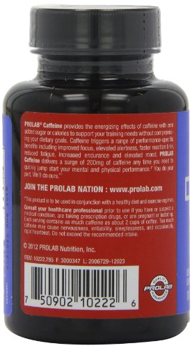 ProLab Caffeine Tablets 100 Count