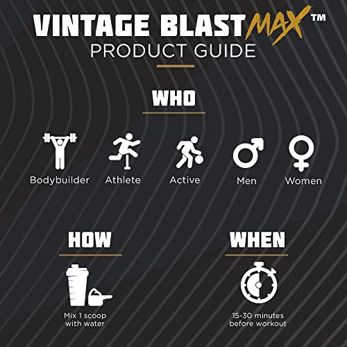 BLAST MAX – High-Stim Pre-Workout Powder – Highly Acclaimed Fully Stacked Pre Workout Energy Drink for Max Endurance, Max Pumps, Max Focus, and Max Power – Sugar-Free Mango Margarita Flavor – 418g