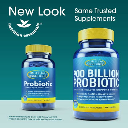 Probiotics for Women and Men - With Natural Lactase Enzyme and Prebiotic Fiber for Digestive Health - 80%+ More Potent Probiotic Supplement for Gut Health Support - Vegan Formula Blend Made in the USA