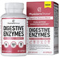 Physician's CHOICE Digestive Enzymes - Multi Enzymes, Organic Prebiotics & Probiotics for Digestive Health & Gut Health - for Meal Time Discomfort Relief - Dual Action Approach W/Bromelain - 60 CT