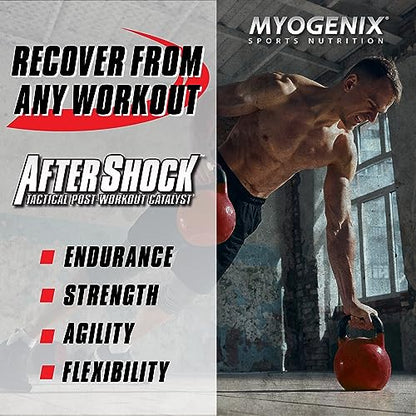 Myogenix Aftershock Post Workout, Unlimited Muscle Growth | Anabolic Whey Protein | Mass Building Carbohydrates | Amino Stack Creatine and Glutamine Plus BCAAs | Fruit Punch 5.82 lbs