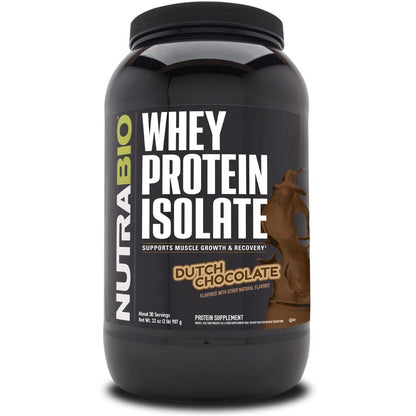 NutraBio 100% Whey Protein Isolate (Chocolate Peanut Butter, 2 Pound)