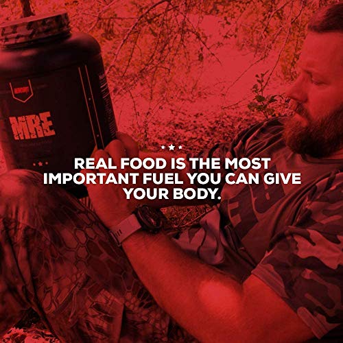 REDCON1 MRE Protein Powder, Peanut Butter Cookie - Meal Replacement Protein Blend Made with MCT Oil + Whole Foods - Protein with Natural Ingredients to Aid in Muscle Recovery (7 lbs)