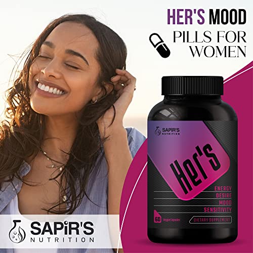 Female Libido Booster for Women - in the Mood Pills Energy Supplements for Women Increase Passion, Desire & Excitement, Relieve Stress, Reduce Dryness & Heighten Sensitivity Hornygoatweed Women