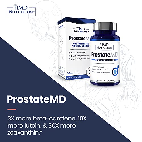 1MD Nutrition ProstateMD Saw Palmetto Prostate Support Supplement - Support for Urinary Tract and Frequent Bathroom Urges | 30 Day Supply