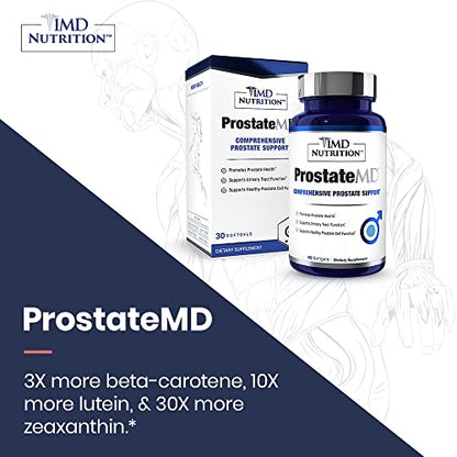 1MD Nutrition ProstateMD Saw Palmetto Prostate Support Supplement - Support for Urinary Tract and Frequent Bathroom Urges | 30 Day Supply