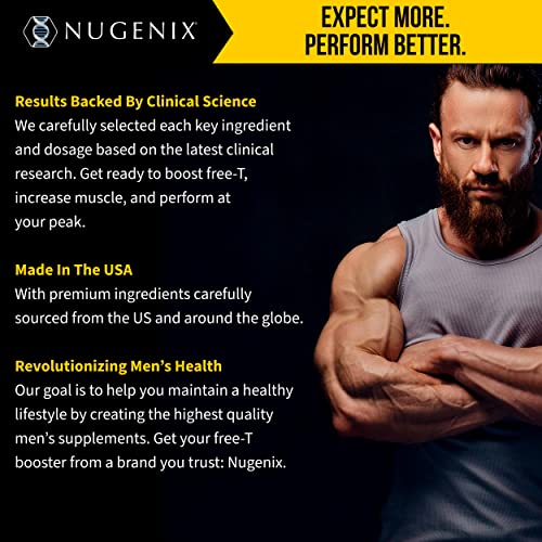 Nugenix Ultimate Free Testosterone Booster Supplement for Men - 56 Count