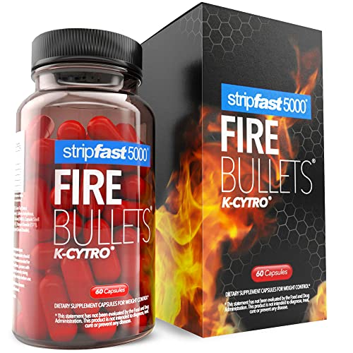 stripfast5000 Fire Bullets with K-CYTRO for Women & Men - Weight Management Supplement - Keto Diet Friendly - 30 Days Supply