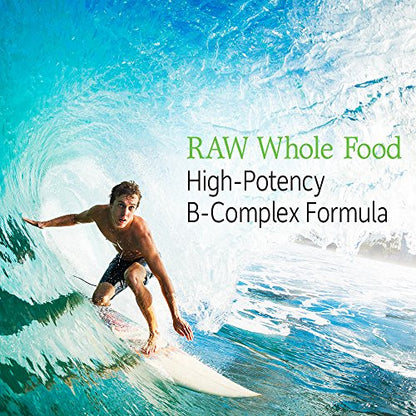 Garden of Life Raw B Complex - Vitamin Code - 120 Vegan Capsules, High Potency Vitamins for Energy & Metabolism with B2 Riboflavin, B1, B3, B6, Folate, B12 as Methylcobalamin & Biotin Plus Probiotics