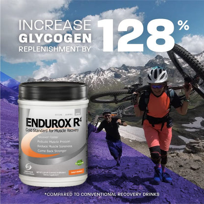 PacificHealth Endurox R4, Post Workout Recovery Drink Mix with Protein, Carbs, Electrolytes and Antioxidants for Superior Muscle Recovery, Net Wt. 2.29 lb, 14 Serving (Chocolate)