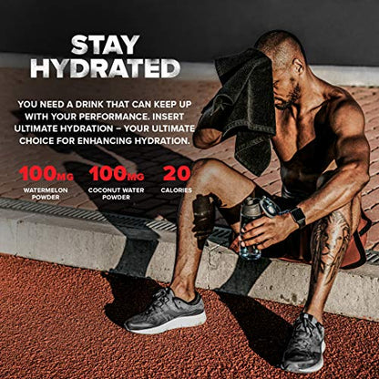 Electrolyte Powder | Six Star Ultimate Hydration Powder | Replenish Electrolytes | Post Workout Recovery Drink | Electrolyte Supplement Hydration Powder | Sports Nutrition, Watermelon (50 Servings)