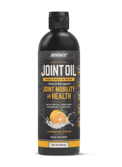 Onnit Joint Oil: Emulsified Liquid Fish Oil to Support Joint Health and Mobility - Tangerine Flavor (12oz)