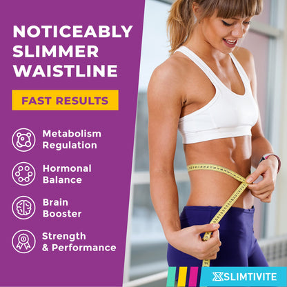 Slimtivite Weight Loss Drops - Diet Drops for Fat Loss - Effective Appetite Suppressant & Metabolism Booster - Safe & Proven Ingredients - Non-GMO Fat Burner