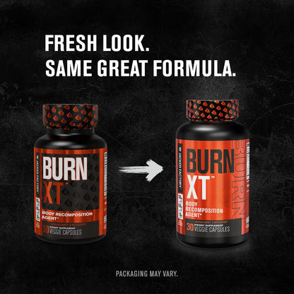 Burn-XT for Men & Women - Improve Focus & Increase Energy - Premium Acetyl L-Carnitine, Green Tea Extract, Capsimax Cayenne Pepper, & More - 30 Natural Veggie Pills