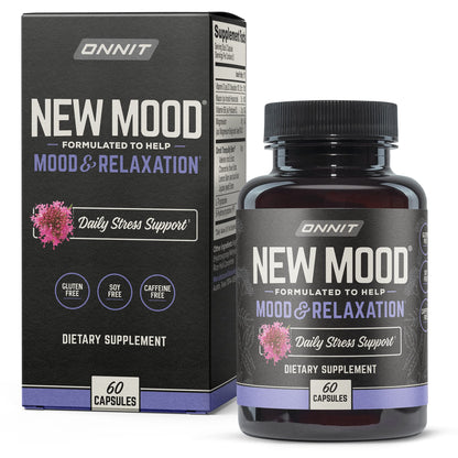 ONNIT Alpha Brain 90ct + New Mood 60ct Nootropic Stack